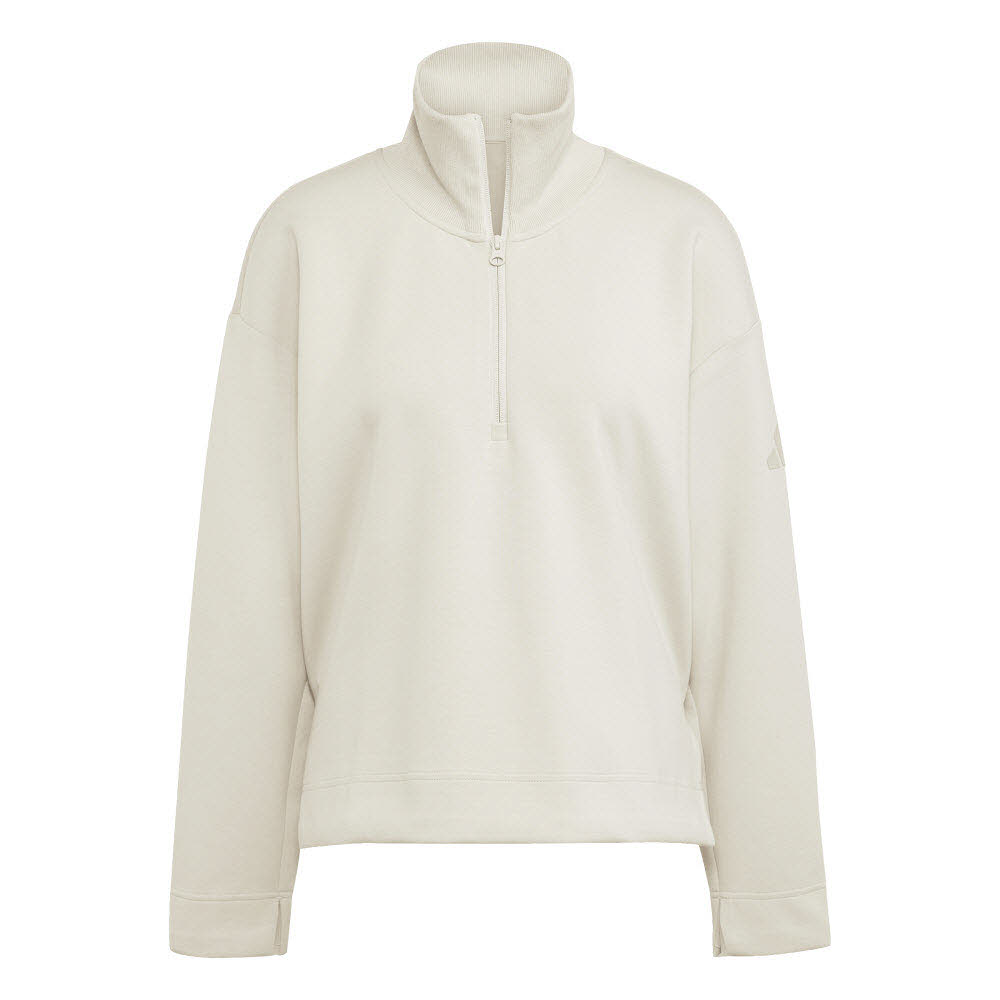 Adidas Soft Lux Quarter-Zip Sweatshirt Damen