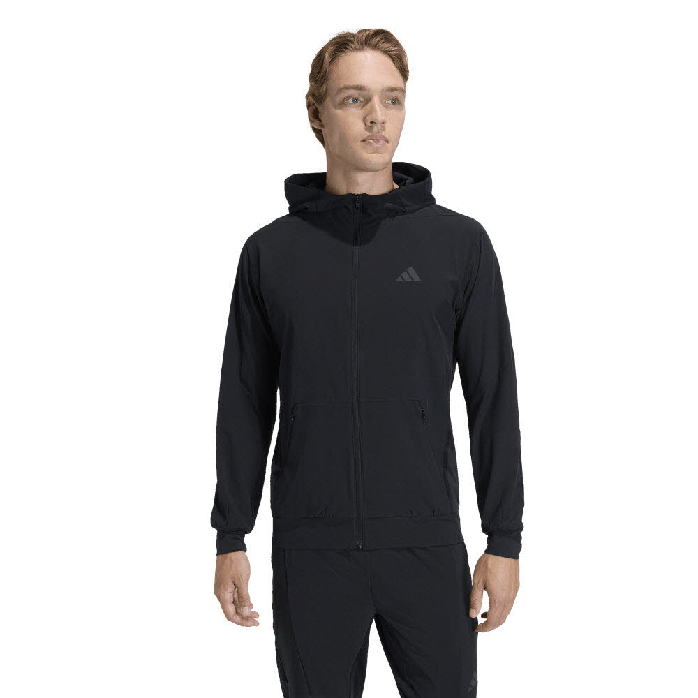 Adidas D4T WORKOUT-HOODIE MIT DURCHGEHENDEM REISSVERSCHLUSS Herren