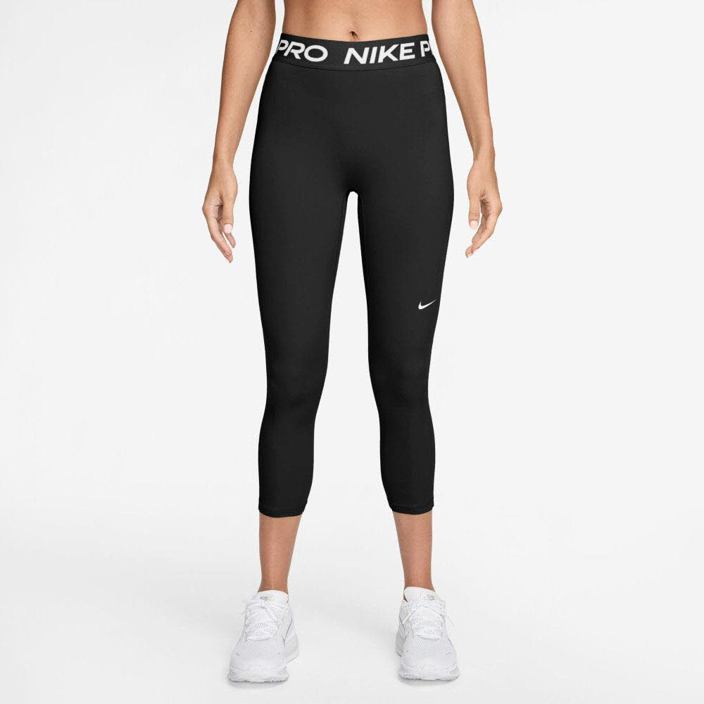Nike Pro Leggings in voller Länge mit halbhohem Bund für Damen