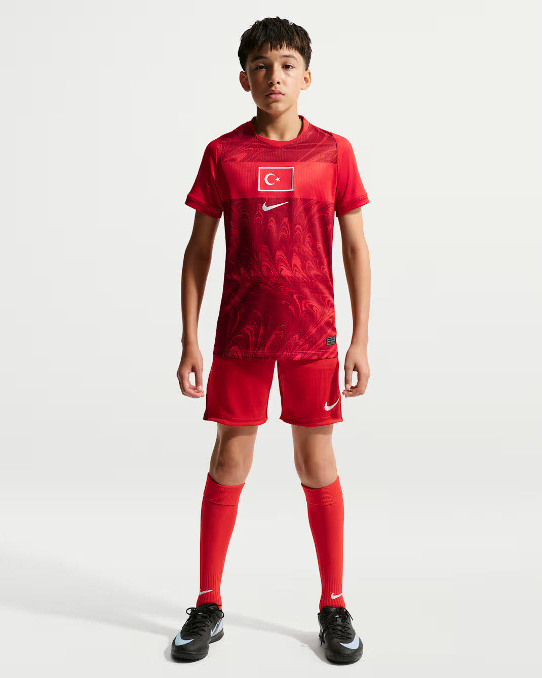 Türkei 2026 Heimspiel Nike Replika-Fußballtrikot mit Dri-FIT-Technologie (ältere Kinder)