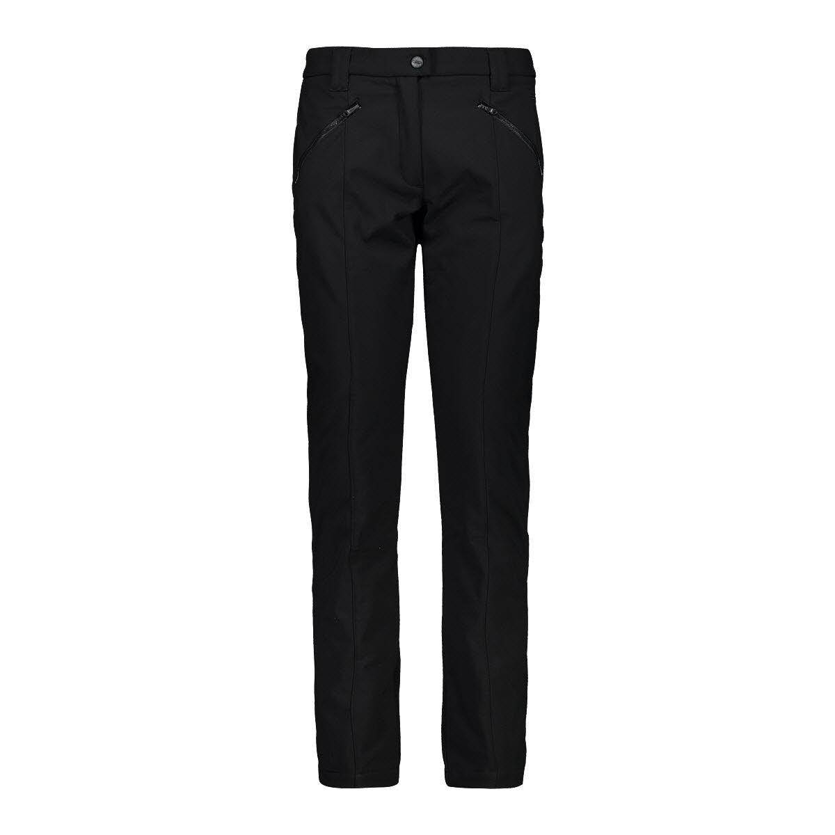 CMP Damen Hose comfort fit aus Softshell mit sichtbarer Naht vorne
