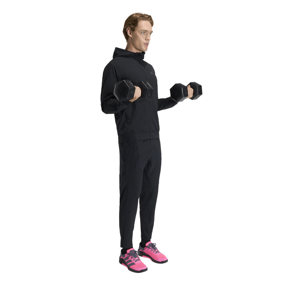 Adidas D4T WORKOUT-HOODIE MIT DURCHGEHENDEM REISSVERSCHLUSS Herren
