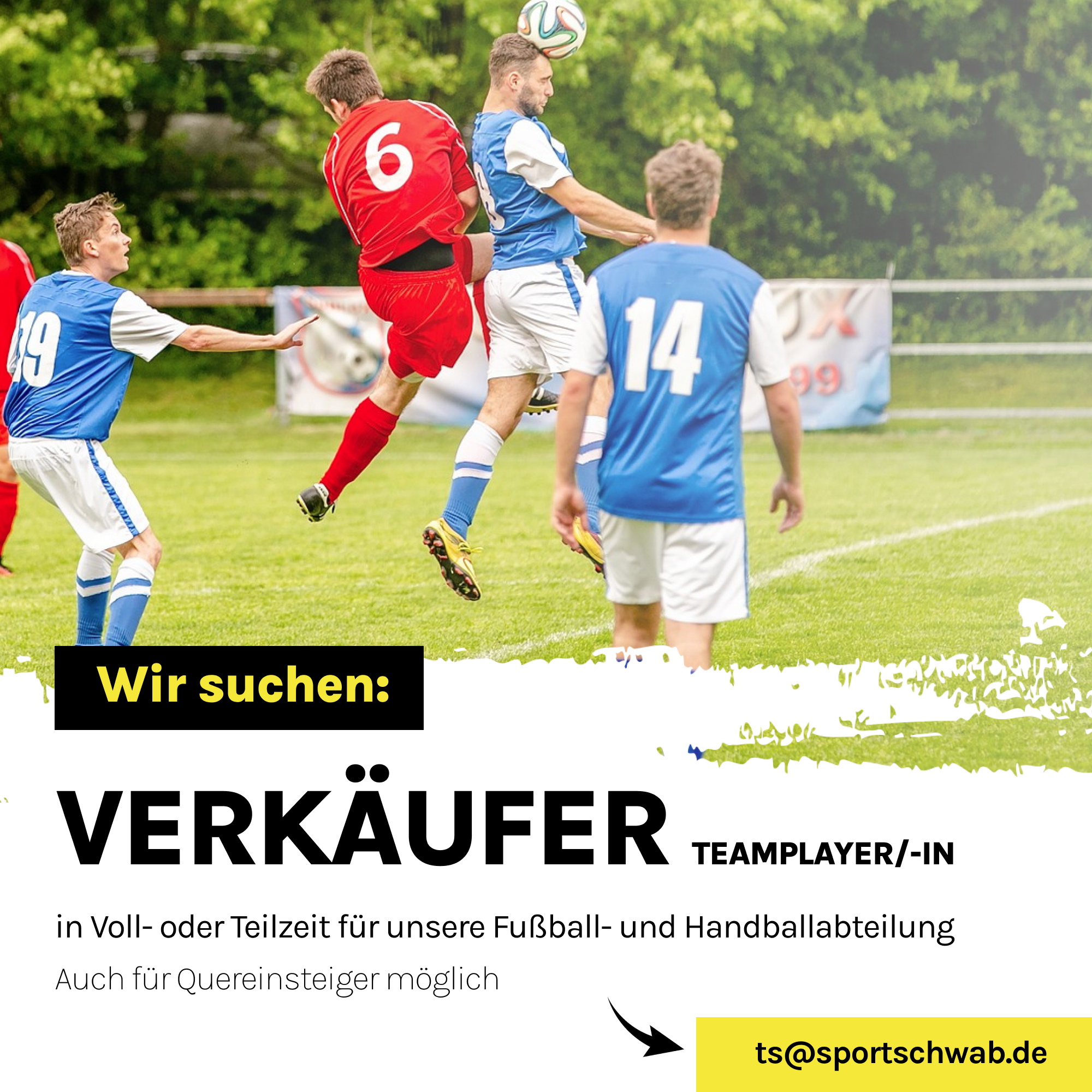 Stellenausschreibung Verkäufer