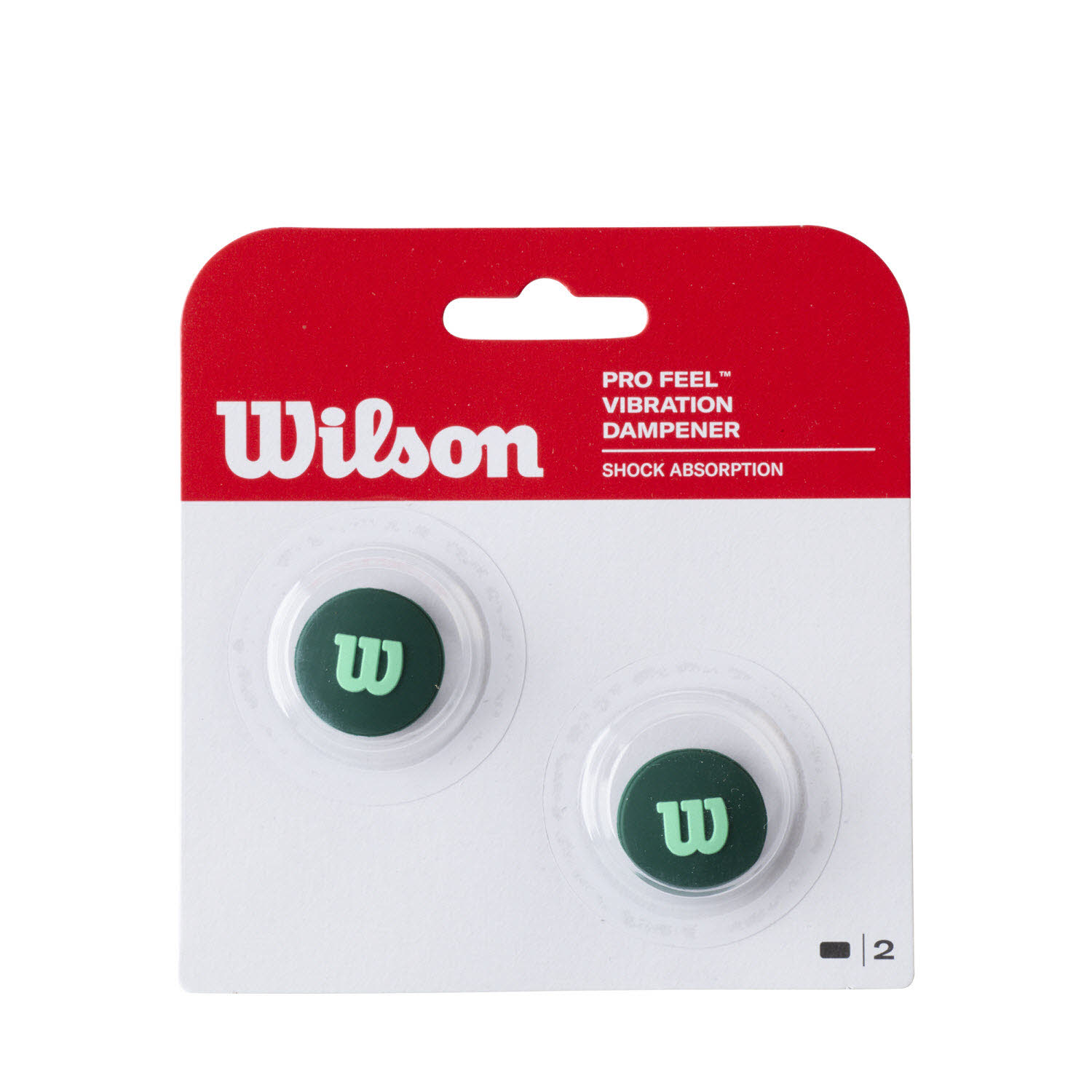 Wilson PRO FEEL BLADE DAMPENER 2 PACK GREE