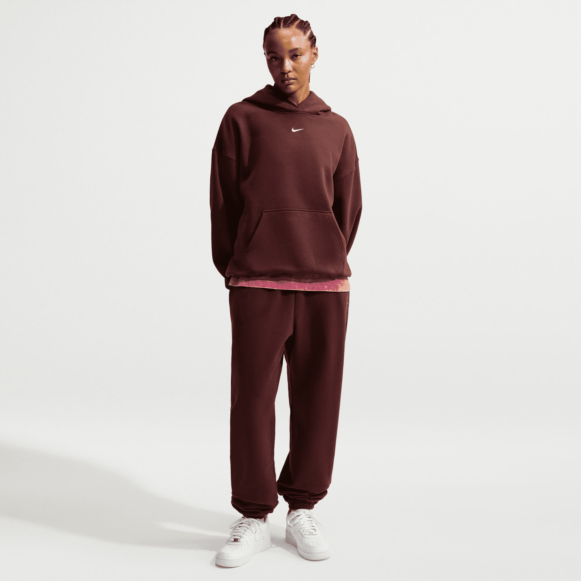 Nike Studio Fleece aus mittelschwerem Material Oversize-Hose aus mittelschwerem Material mit hohem B