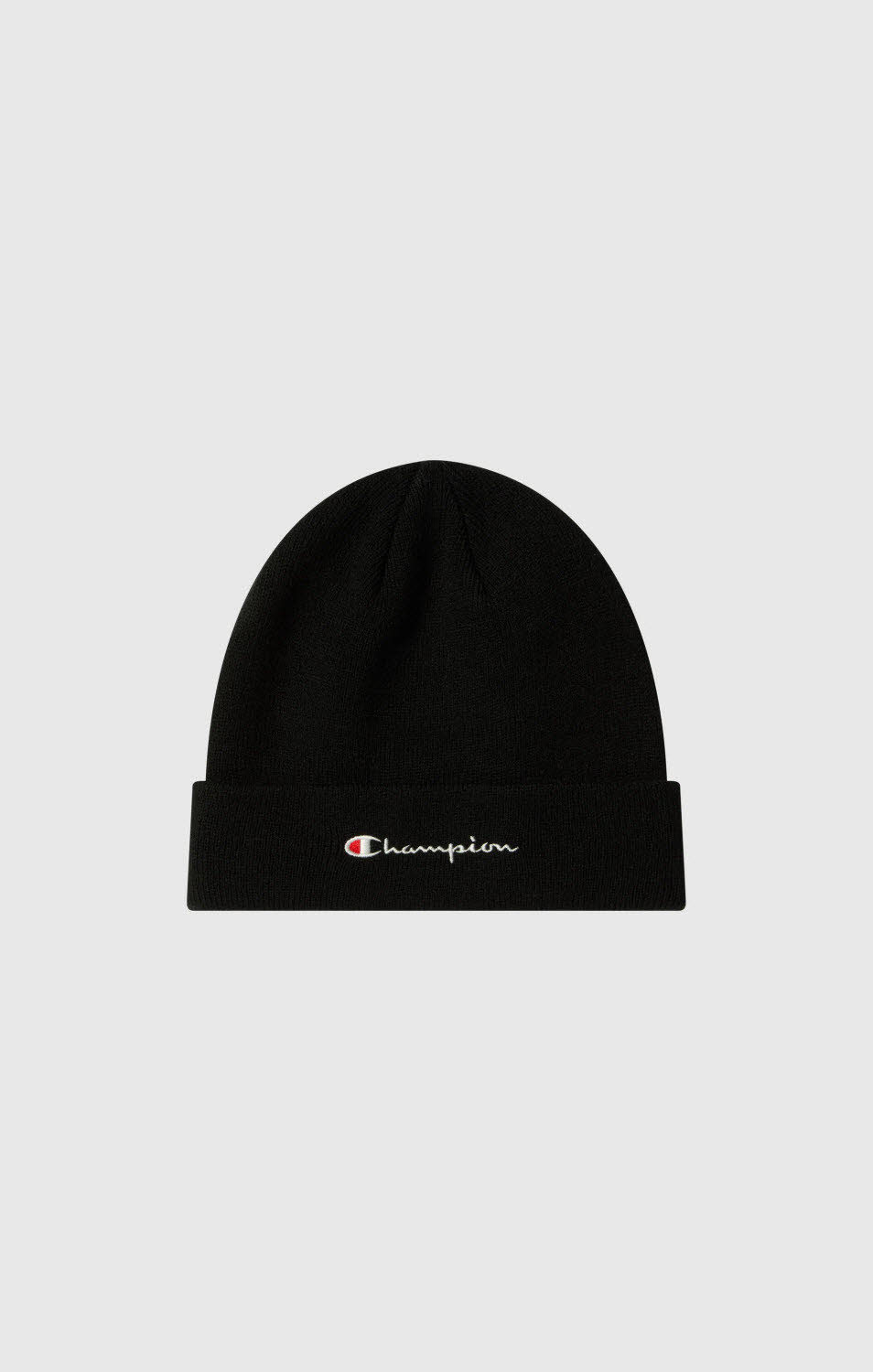 Champion Beanie mit Vollständig Gesticktem Logo Schwarz