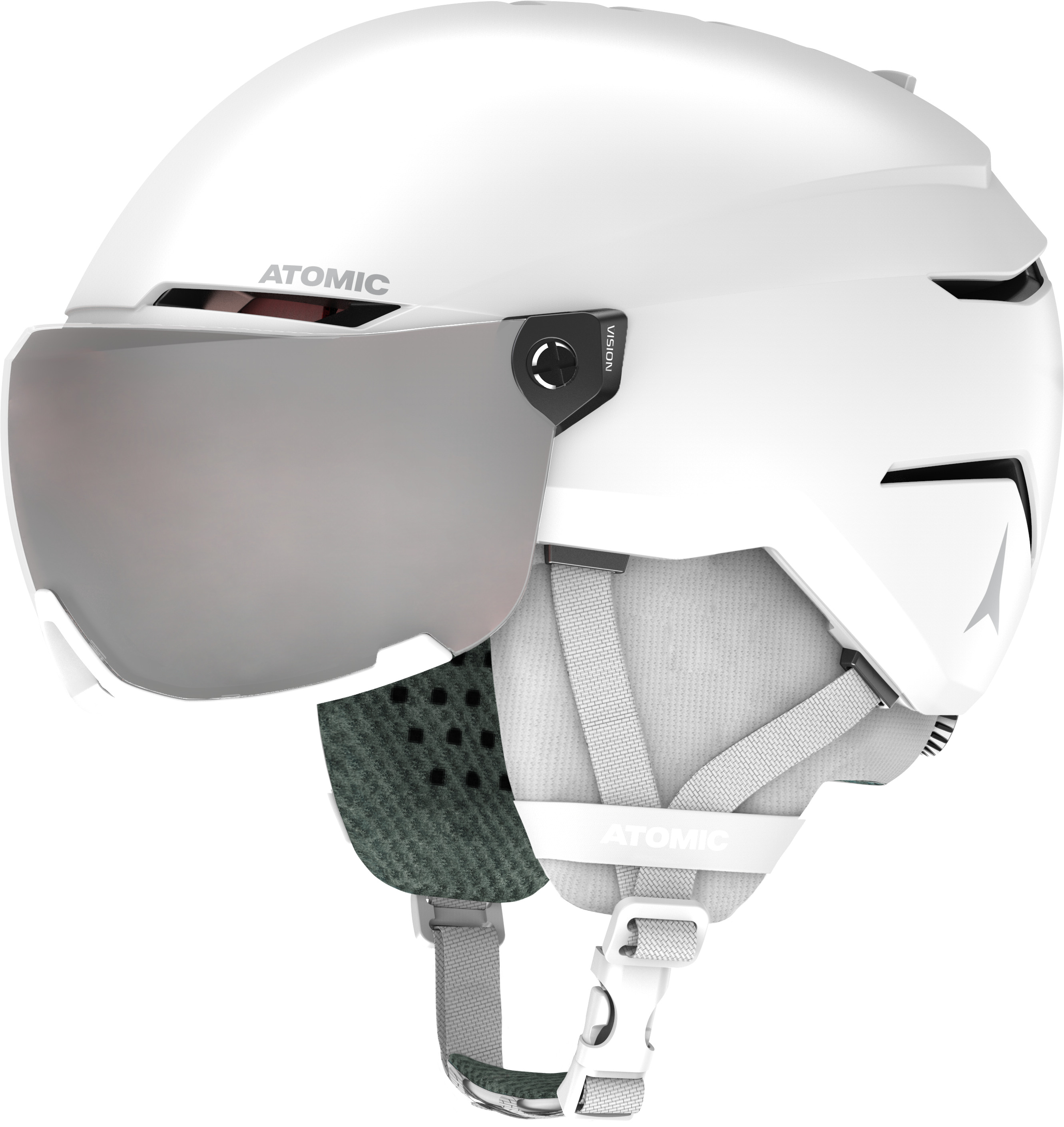 Atomic SAVOR VISOR JR White Größe 48-52 Kinder Skihelm