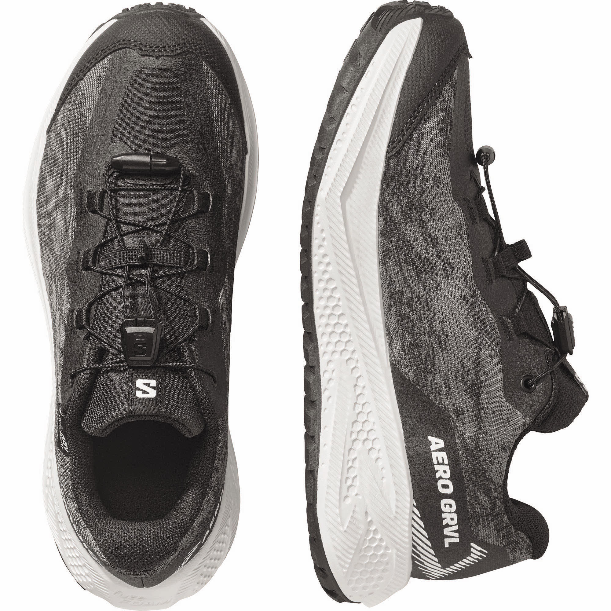 SHOES AERO GRVL WP J Black/White/Black