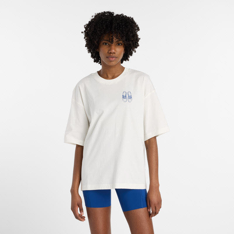 New Balance Outfit Layout T-Shirt Damen