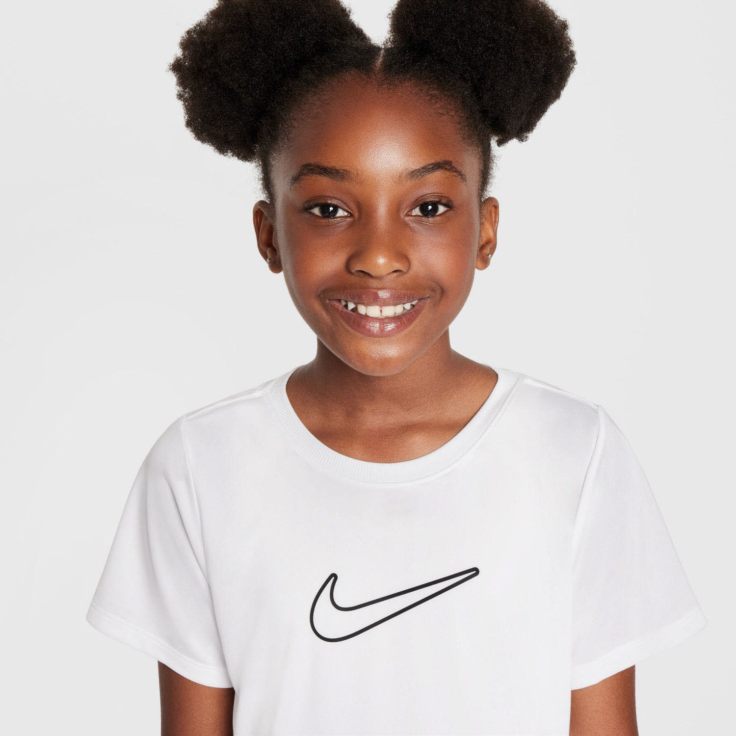 Nike One Fitted Dri-FIT-Kurzarmshirt (Mädchen)