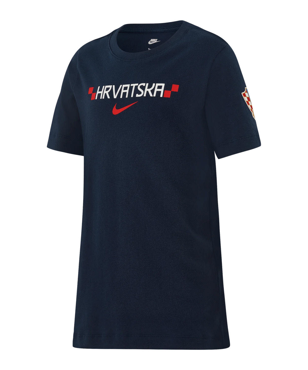 Nike HNS Kroatien Graphic T-Shirt Blau F451 Kinder