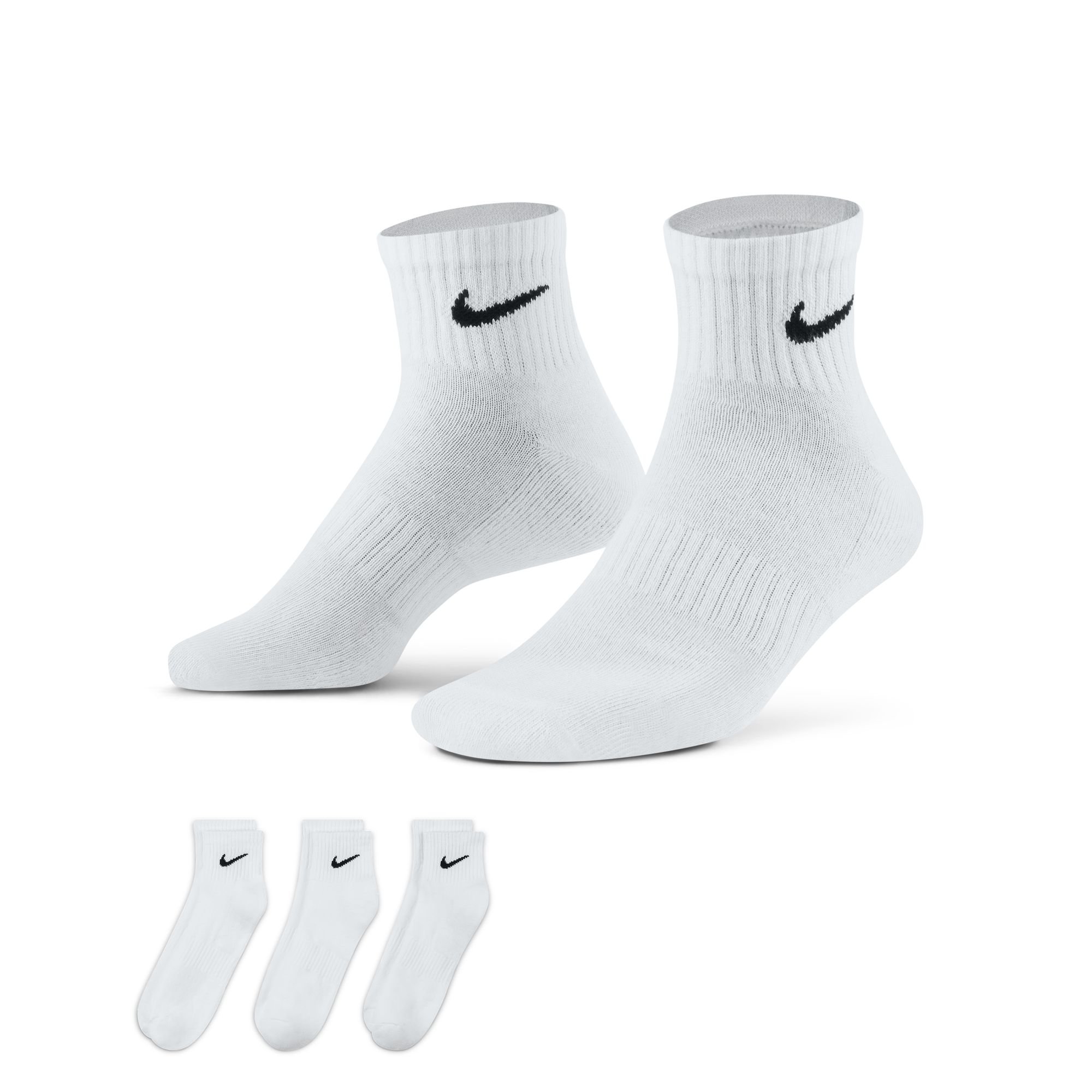 Nike Everyday Cushioned Trainings-Knöchelsocken (3 Paar)