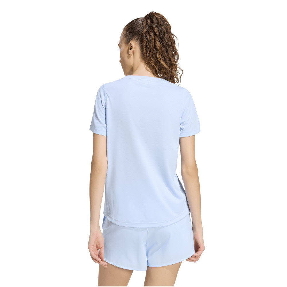 Adidas Workout Essentials T-Shirt mit tiefem Ausschnitt Damen
