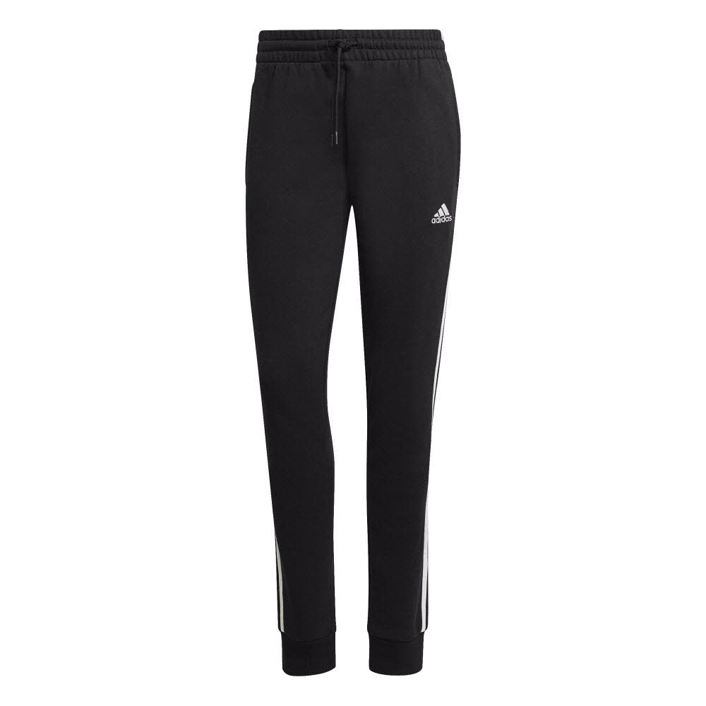 Adidas Essentials 3-Streifen French Terry Cuffed Hose Damen