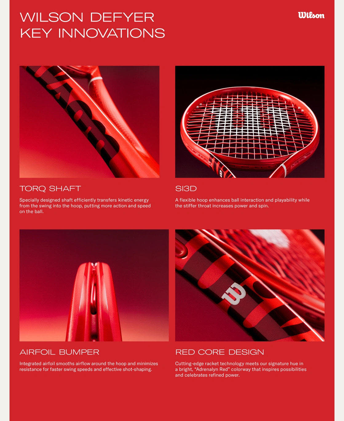 Defyer 100L V1 Tennis Racket