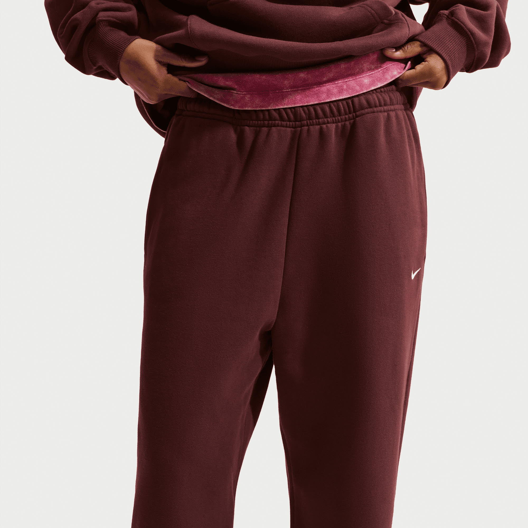 Nike Studio Fleece aus mittelschwerem Material Oversize-Hose aus mittelschwerem Material mit hohem B