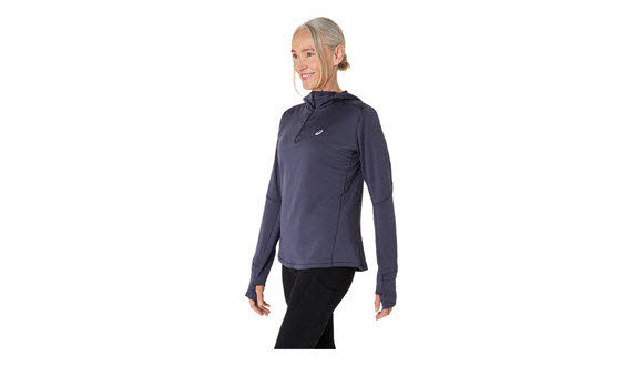 Asics ROAD WINTER LS HOODIE Damen