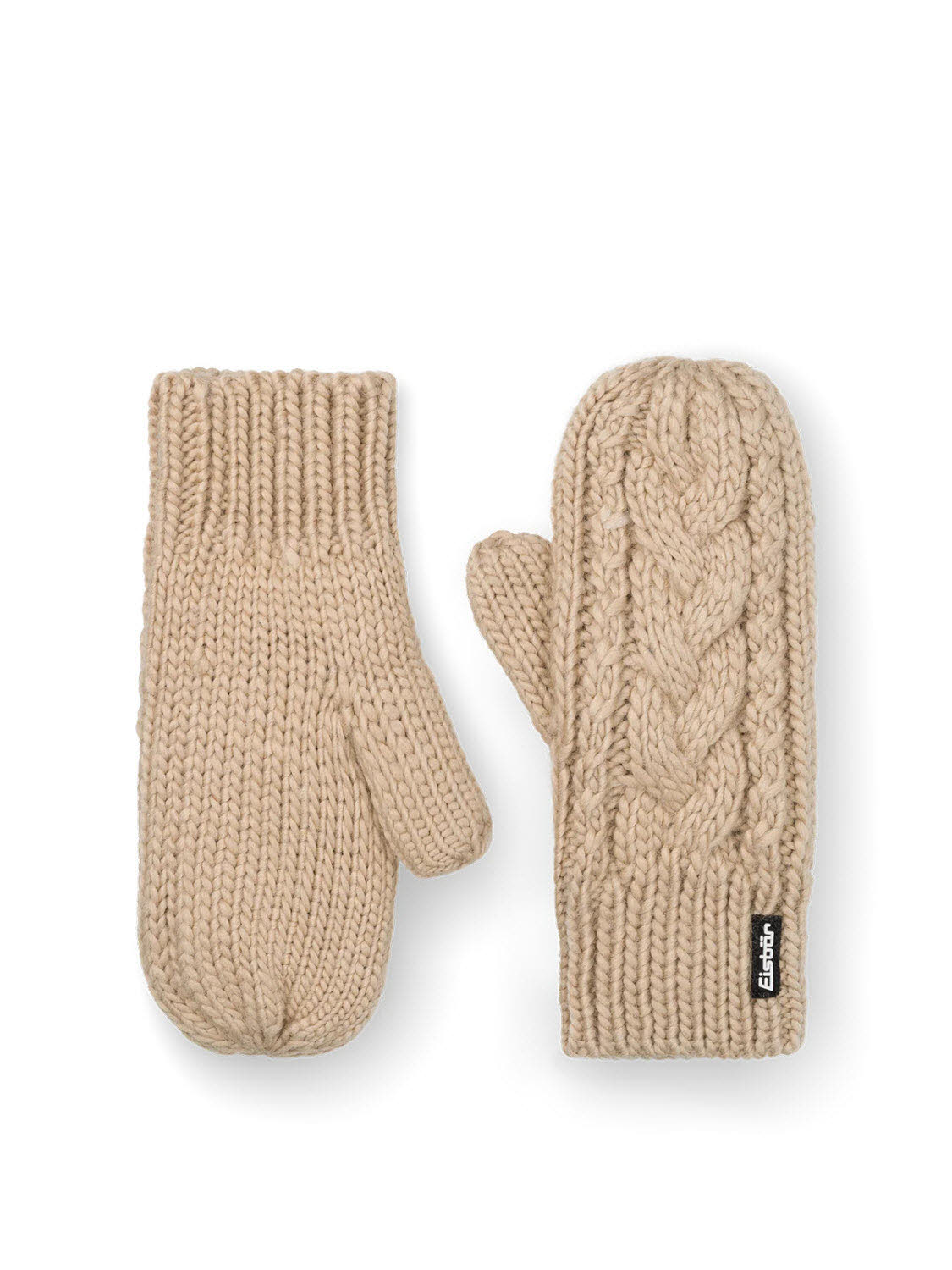 Eisbär Afra Strickfäustlinge