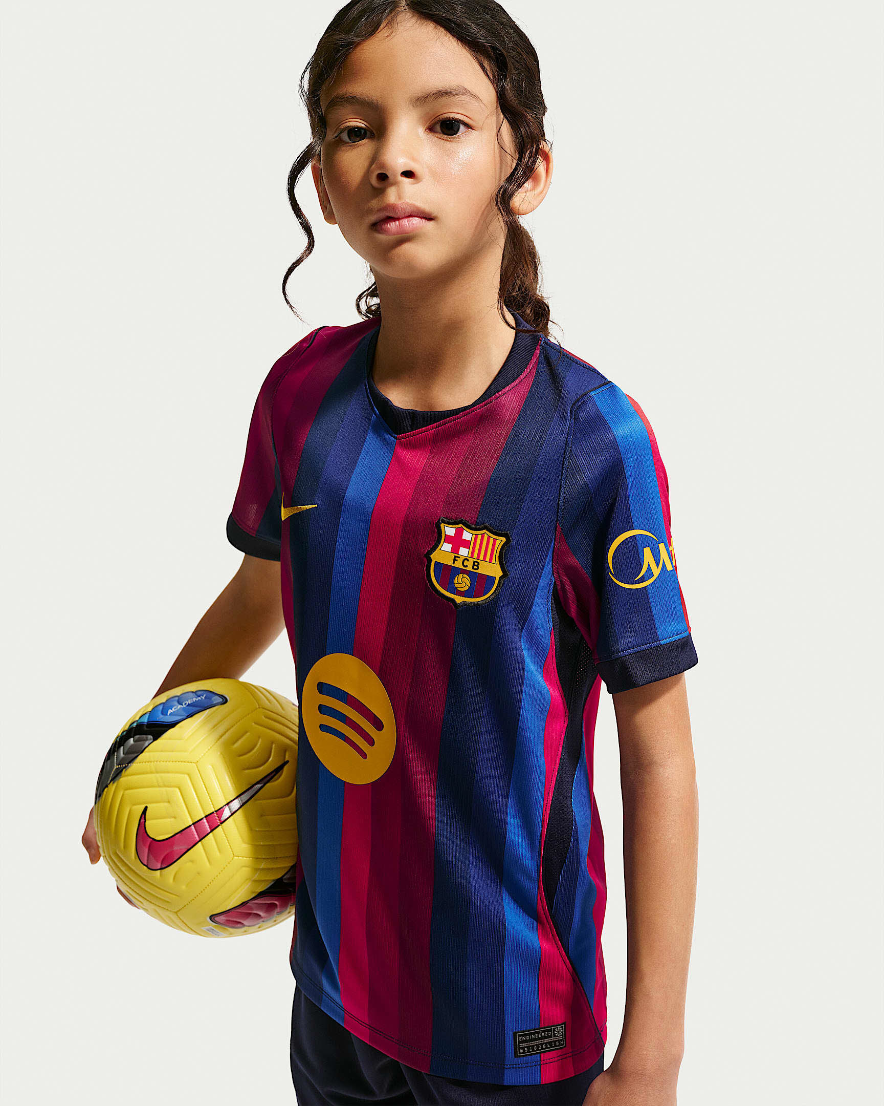 FC Barcelona 2026/27 Stadium Home Nike Dri-FIT Replika-Fußballtrikot (ältere Kinder)